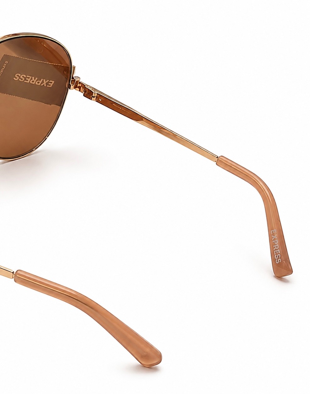 عینک آفتابی مردانه مدل خلبانی آینهای رز گلد برند اکسپرس وارداتی (EXPRESS Rose Gold Mirrored Aviator) - Image 2